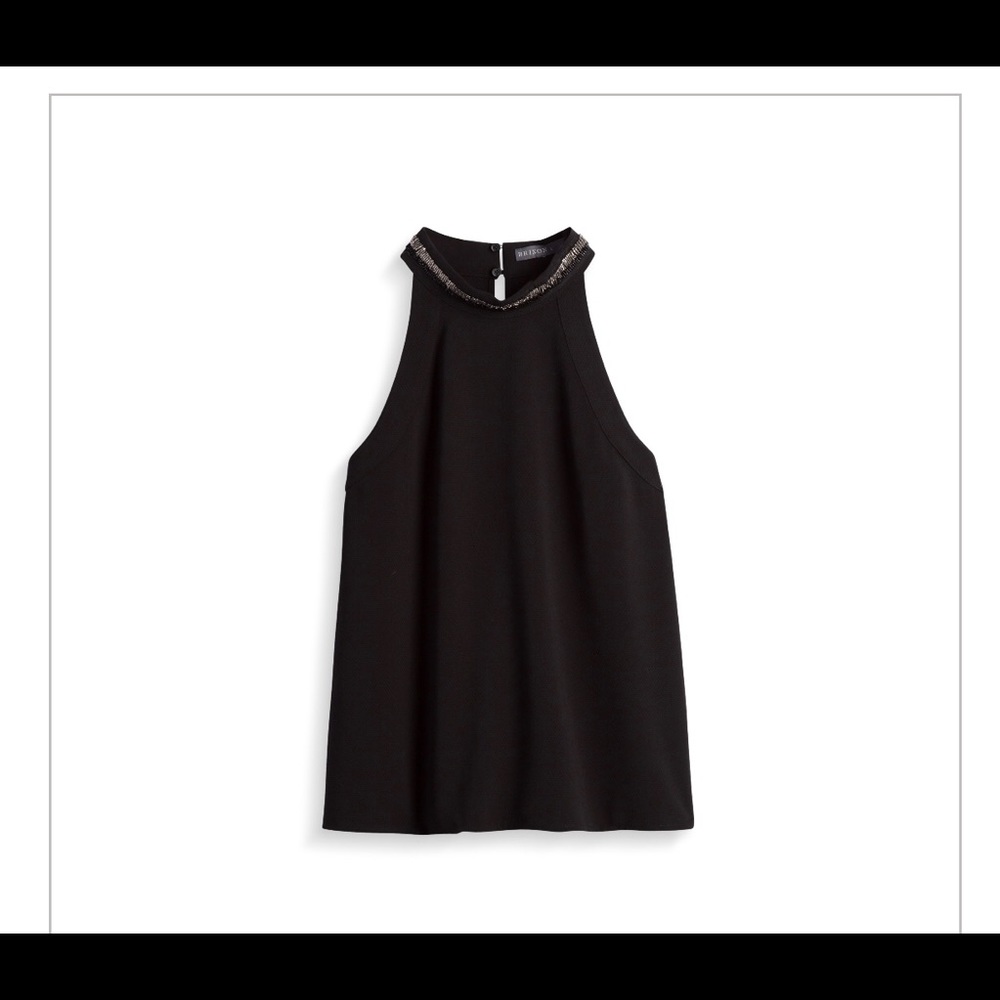 Brixon Ivy Yuri Embellished Halter Blouse